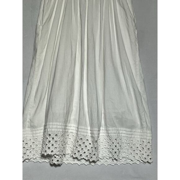 Anthropologie Maeve Dress Small White Eyelet Square Neck Coastal Cottage - Picture 6 of 12